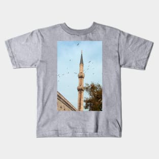 Minaret, Istanbul Kids T-Shirt